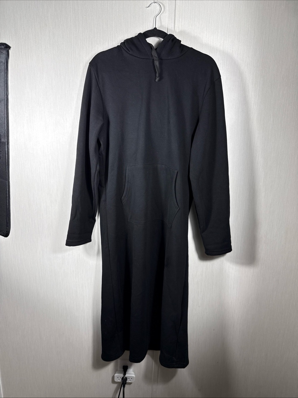 WenVen Womens Midi Hoodie Dress Spring Thicken Fleece Lined Pullover Heavy